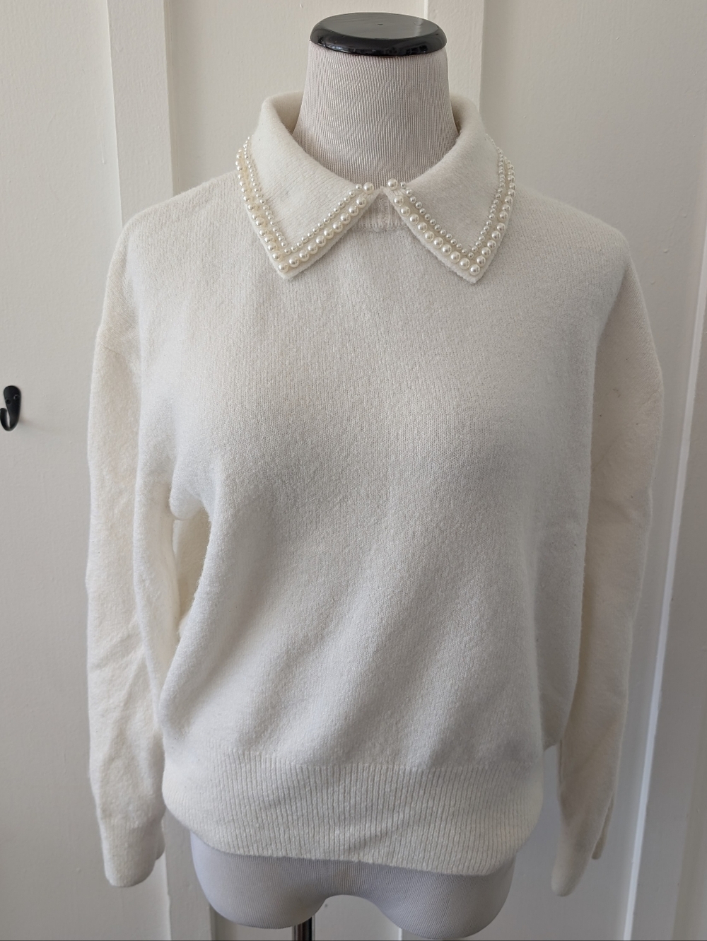 H&M Embellished Collar Sweater